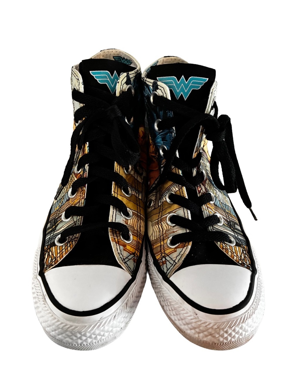 DC Comics x Converse Wonder Woman High Tops Size 6 - Picture 3 of 7
